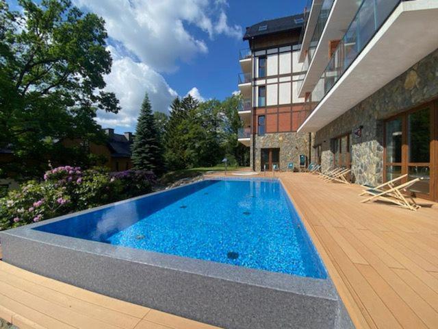 Green Park Resort - Widokowy D14 Z Dostepem Do Basenu, Sauny I Jacuzzi I Komorki Na Rowery شكلارسكا بوريبا المظهر الخارجي الصورة